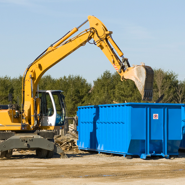 are there any restrictions on where a residential dumpster can be placed in Slocum PA